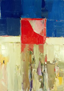 Roter Würfel von Daniel Cacouault