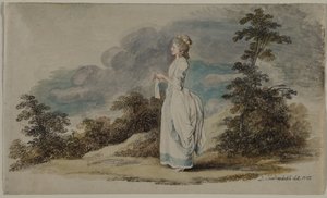 Susanne (Die Tochter des Künstlers im Alter von einundzwanzig Jahren) von Daniel Chodowiecki