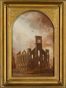 Saint Pauls Universalist Church nach dem Chicagoer Brand von 1871, 1872