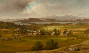 Blick auf Charlotte und den Lake Champlain von Daniel Folger Bigelow
