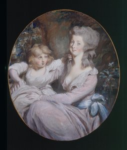 Margaret "Peggy" Arnold und Tochter Sophia, ca. 1787