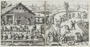 Das Fest, nach 1520 von Daniel Hopfer