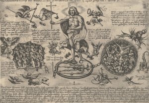 Der triumphierende Christus, ca. 1530-36 von Daniel Hopfer