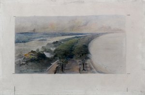 South Shore Park, Chicago, Illinois, Entwurfsskizze von Daniel Hudson Burnham