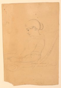 Annie A Brush, sitzend, 22. September 1841 von Daniel Huntington