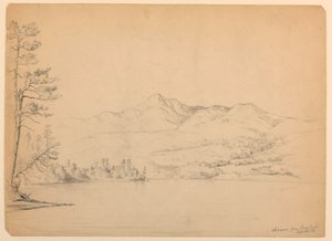 Zeichnung, Chocorua Mountain vom Cara
