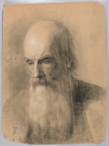 Studie für "Eine Lektion in Ch", 1863 von Daniel Huntington