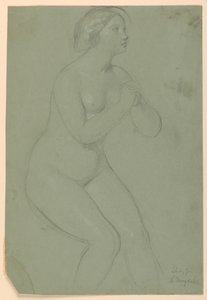 Studie für "Eine Magdalena", F, 1852 von Daniel Huntington