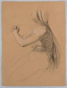 Studie für "Kommunion der t", 1844 von Daniel Huntington