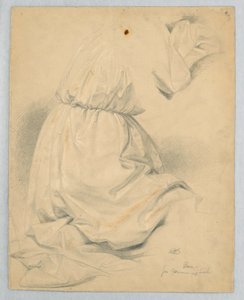 Studie für "Kommunion der t", 1846 von Daniel Huntington