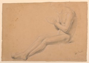 Studie für "Kommunion der Kranken", 1844–45 von Daniel Huntington