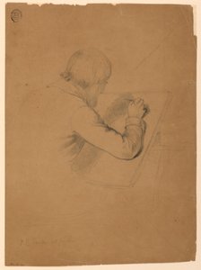 Studie für "Kommunion der Kranken", 1844–45 von Daniel Huntington