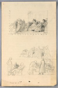 Studie für "Wissenschaftliche Gruppe" von Daniel Huntington