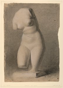 Weiblicher Torso von einem Gipsabdruck von Daniel Huntington