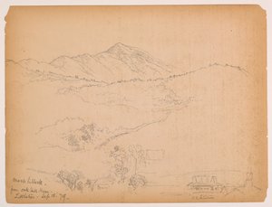 Moose Hillock vom Oak Hill House, Littleton, New Hampshire von Daniel Huntington