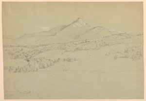 Mount Chocorua vom Hügel nahe Tamworth Village von Daniel Huntington