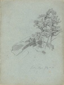 Punkt auf Fallen. 30. Juli. 72, aus einem Skizzenbuch