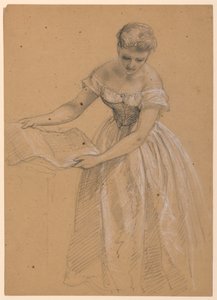 Stehende Frau