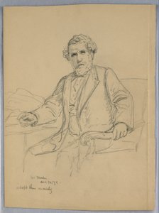 Studie für Porträt von Charles J. Martin