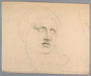 Studie von Mark Anton von einer Statue