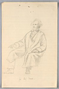 Studie von Samuel F. B. Morse für "Wissenschaftliche Gruppe"