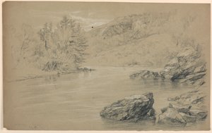 Der Androscoggin-Fluss bei Gorham, New Hampshire von Daniel Huntington