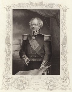 Admiral Dundas (Gravur) von Daniel John. Pound