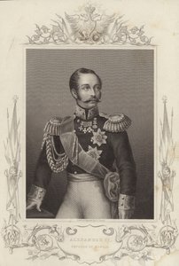 Alexander II., Kaiser von Russland (1818–1881) (Gravur) von Daniel John. Pound