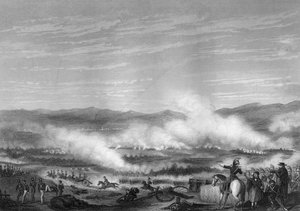 Schlacht von Vitoria, 21. Juni 1813, ca. 1857 von Daniel John Pound