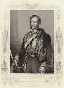 Earl of Cardigan (Gravur) von Daniel John. Pound
