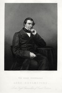 Frederic Thesiger, 1. Baron Chelmsford, englischer Jurist und Politiker, ca. 1880 von Daniel John Pound