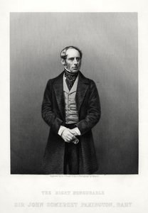 John Somerset Pakington, 1. Baron Hampton, englischer Politiker, ca. 1880 von Daniel John Pound