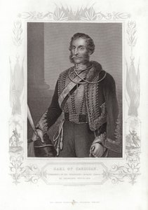 Porträt von James Brudenell, Earl of Cardigan (Gravur) von Daniel John. Pound