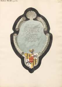 Denkmal für Baybrigg Buckeridge, seine Frau Mary und seinen Sohn Thomas aus der West Ham Kirche von Daniel Lysons