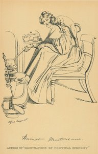 Miss Harriet Martineau von Daniel Maclise