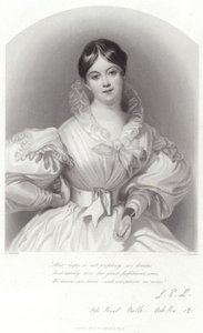 Porträt von Letitia Elizabeth Landon