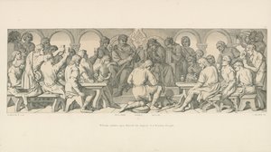 Wilhelm verleiht Harold die Würde eines normannischen Ritters von Daniel Maclise
