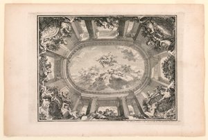 Tafel in Nouveaux livres de peintures de salles et d’escaliers (Neue Bücher über Malereien für Räume und Treppen)