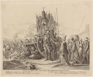 Aktion bei Choczim am 18. Sept. 1769 von Daniel Nikolaus Chodowiecki