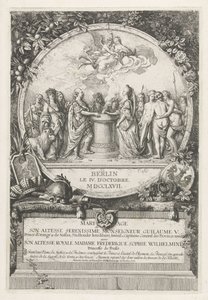 Allegorie auf die Hochzeit von Wilhelm V. und Wilhelmina von Preußen, 1767