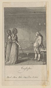 Blatt 11 der Folge "Modetorheiten" von Daniel Nikolaus Chodowiecki