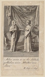 Blatt 2 zu Shakespeares "Coriolan" von Daniel Nikolaus Chodowiecki