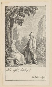Blatt 2 zu Shakespeares "Sturm" von Daniel Nikolaus Chodowiecki