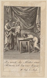 Blatt 4 zu Shakespeares "Coriolan" von Daniel Nikolaus Chodowiecki