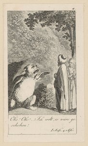 Blatt 4 zu Shakespeares „Sturm“ von Daniel Nikolaus Chodowiecki