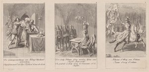 Blatt 7-9 der Folge "Geschichte des Mittelalters"