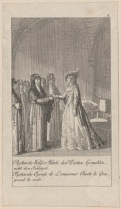 Blatt 8 der Folge "Mittlere und neuere Geschichte" von Daniel Nikolaus Chodowiecki
