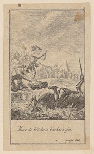 Blatt 9 zur „Histoire des Croisades“ von Joh. Christoph Mayer von Daniel Nikolaus Chodowiecki