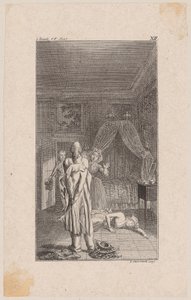 Clarisse wird nach ihrer Flucht aus dem Bordell vom verkleideten Lovelace aufgespürt und überrascht von Daniel Nikolaus Chodowiecki