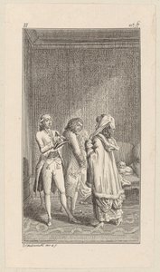 Doktor Flink vor Lady Sophister von Daniel Nikolaus Chodowiecki